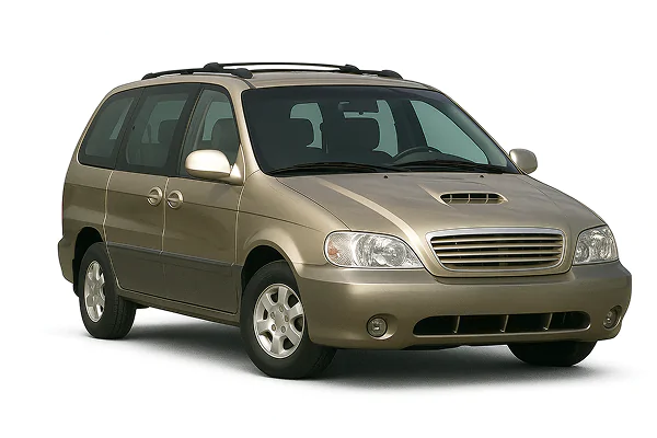 Замена лобового стекла KIA Carnival I restayling